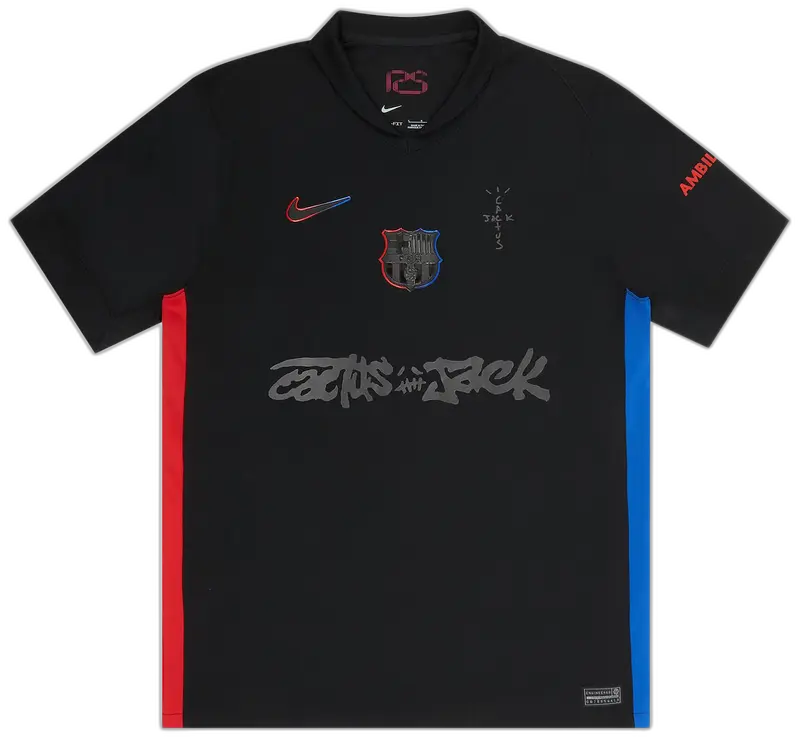 Nike FC Barcelona x Cactus Jack 2024-25 Jersey Black